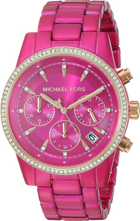 michael kors women's watch pink|michael kors watch uk.